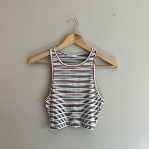 Zara striped tank top